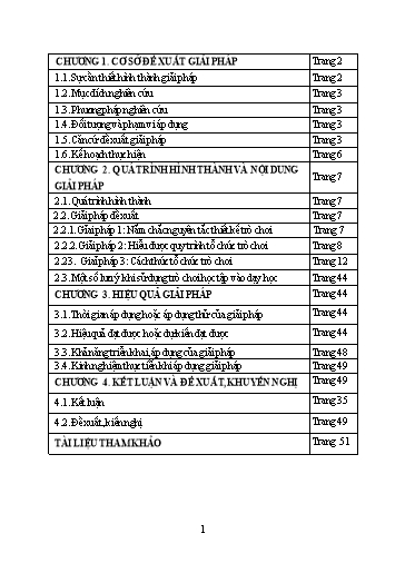 Sáng kiến kinh nghiệm Sử dụng phương pháp tổ chức trò chơi trong dạy học Ngữ văn 6 (bộ sách Chân trời sáng tạo) nhằm phát huy phẩm chất, năng lực của học sinh